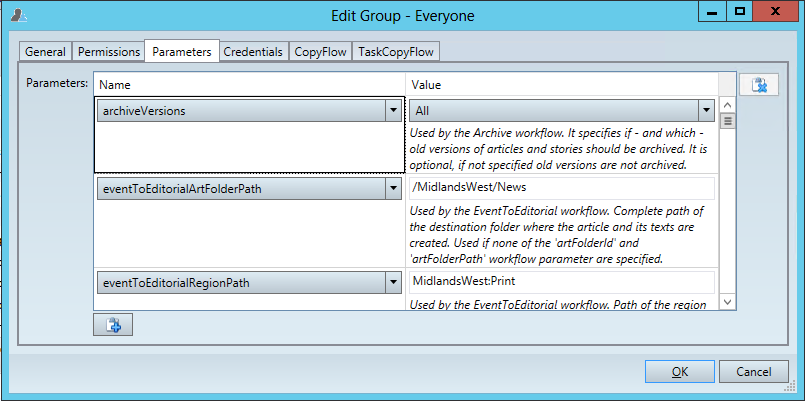 archiveparams
