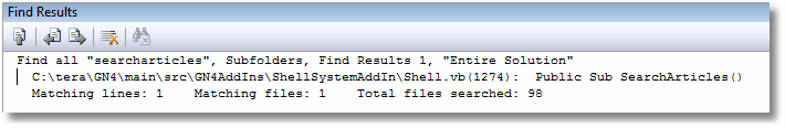 findresults