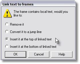 fred_linktexttoframes