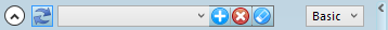 search criteria command bar