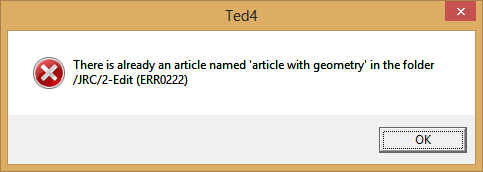 there is already an article