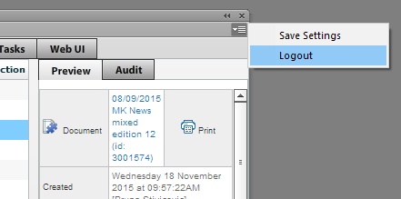 indesign_logout