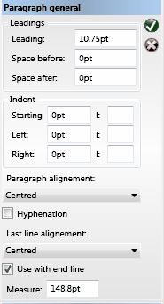 paragraphgeneralpalette
