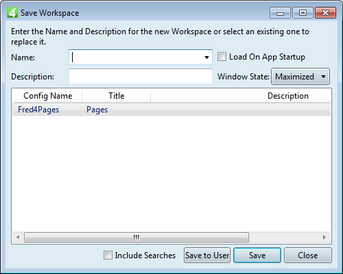 saveworkspace